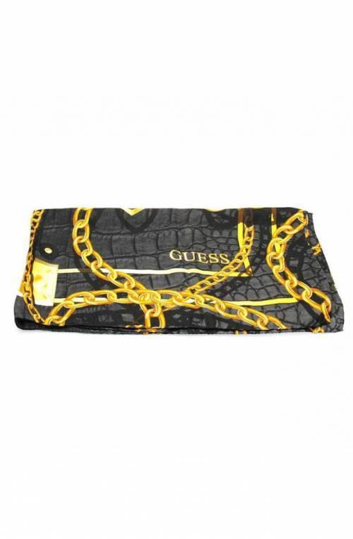 GUESS Scarf CLEO Female Multicolor Black - AW8295SIL90BLA