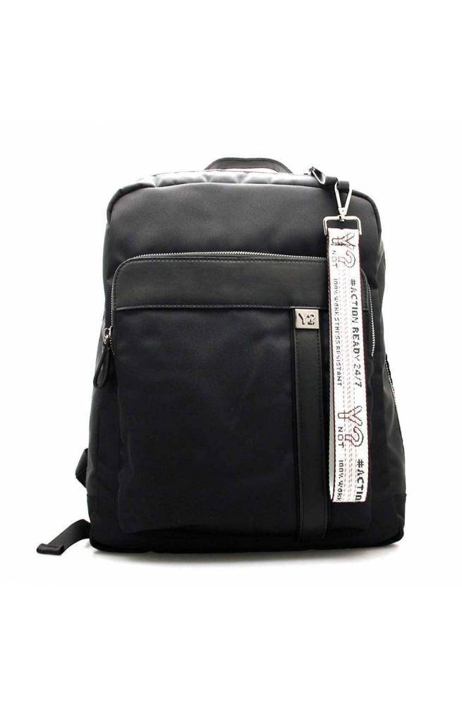 Y not? borsa donna y not a tracolla con pattina in pelle nera mc-08 -  Stileo.it