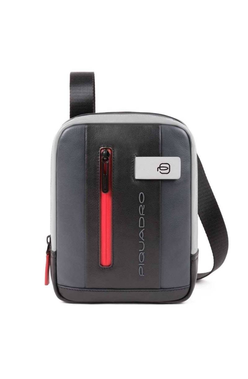 PIQUADRO Bolsa Urban Bandolera Cuero Gris-Negro - CA3084UB00-GRN -  PoppinsBags