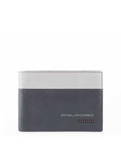 PIQUADRO Cartera Urban Piel Gris-Negro - PU1392UB00R-GRN