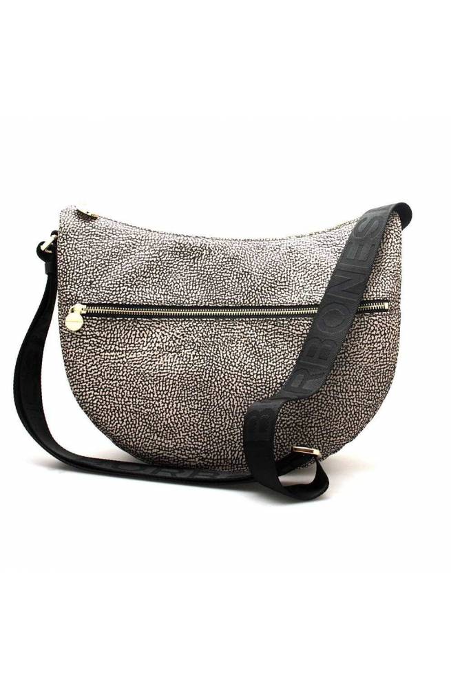 BORBONESE Bolsa Mujer Natural-Negro - 934108-I15-X11