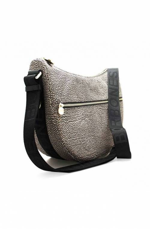 BORBONESE Tasche Damen Natürlich-Schwarz - 934108-I15-X11