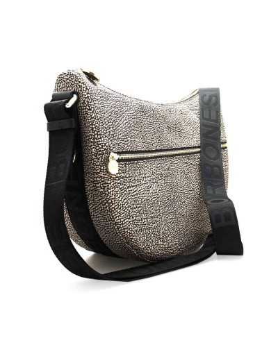 BORBONESE Bolsa Mujer Natural-Negro - 934108-I15-X11