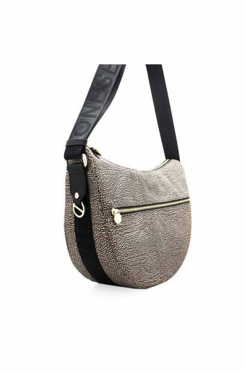 BORBONESE Bolsa Mujer Natural-Negro - 934108-I15-X11
