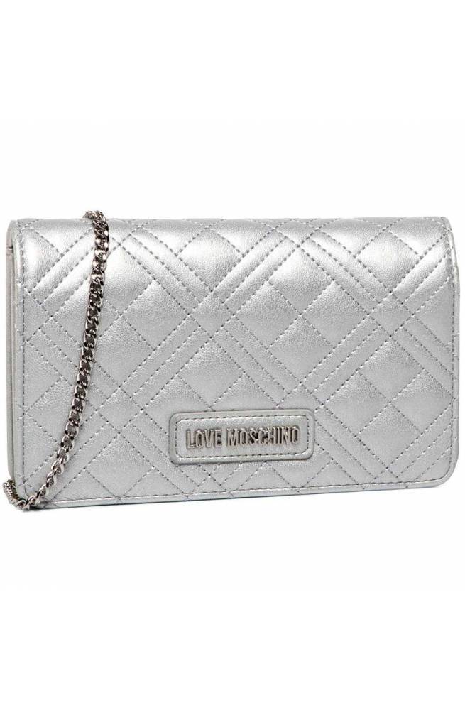 Borsa LOVE MOSCHINO Donna Argento JC4093PP1ALI0902 PoppinsBags Borsa LOVE MOSCHINO Donna Argento JC4093PP1ALI0902 PoppinsBags