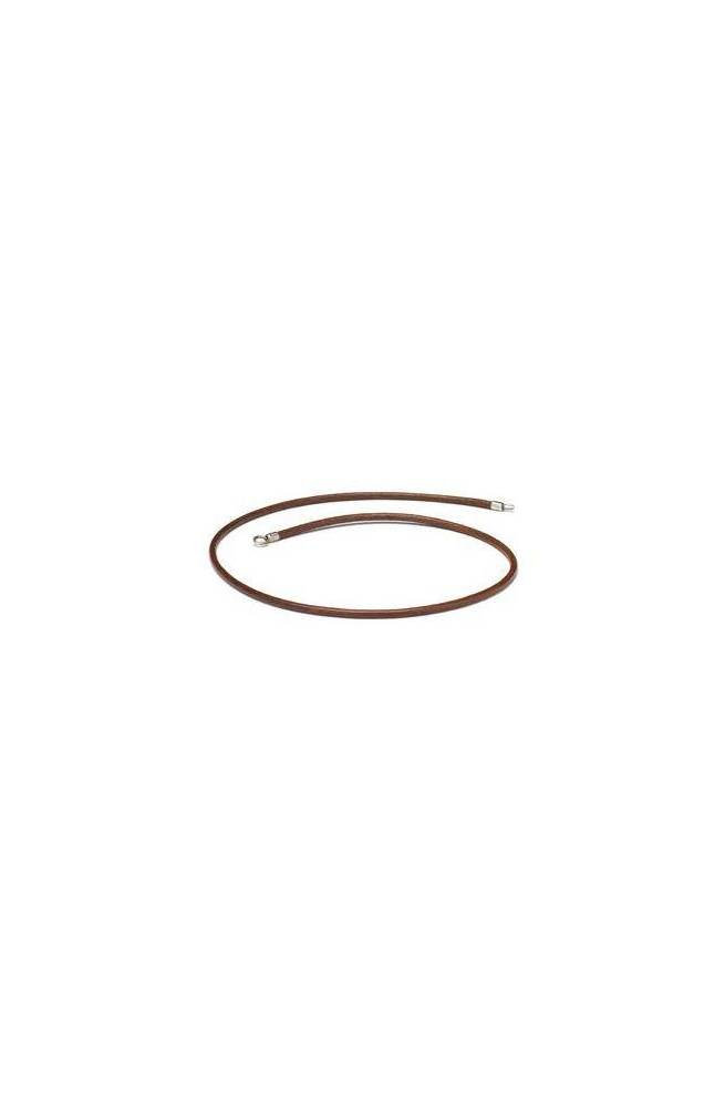 Trollbeads Leather Necklace, Brown, without lock cm 45 (L310145)
