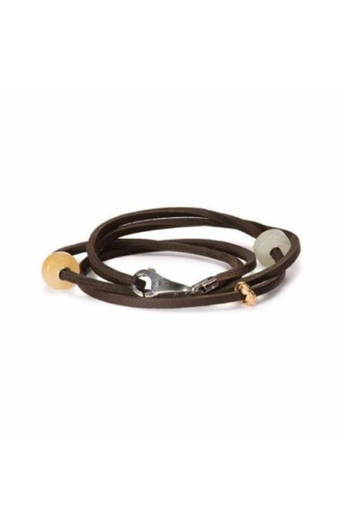 Trollbeads Leather Bracelet/Necklace, Brown,cm 41 (L510441)