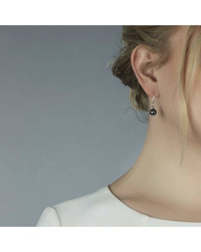 TROLLBEADS Earrings Peacock Pearl Round Drops Female - TAGEA-00096