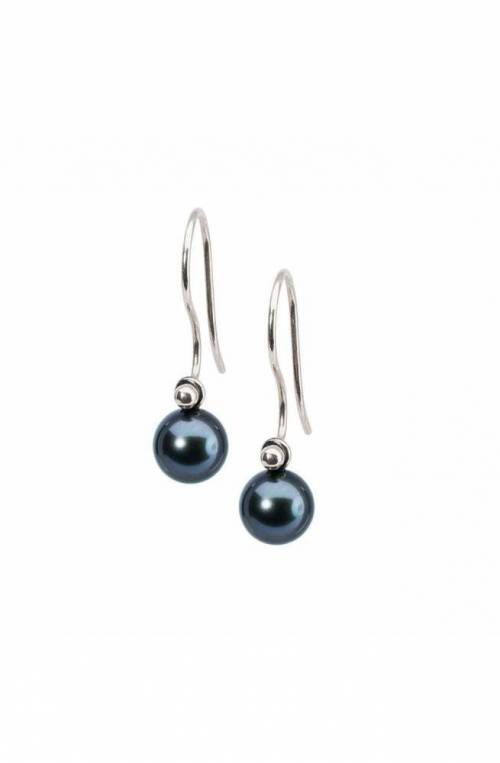 TROLLBEADS Earrings Peacock Pearl Round Drops Female - TAGEA-00096