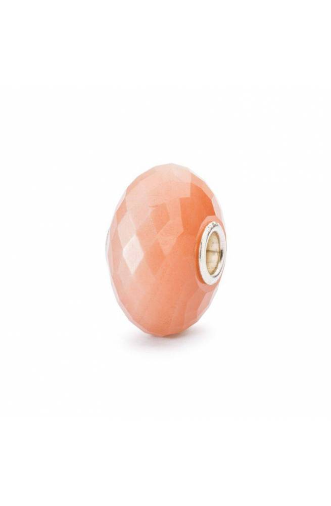 TROLLBEADS Silver Feldspar Moonstone Bead Glass - TSTBE-20022