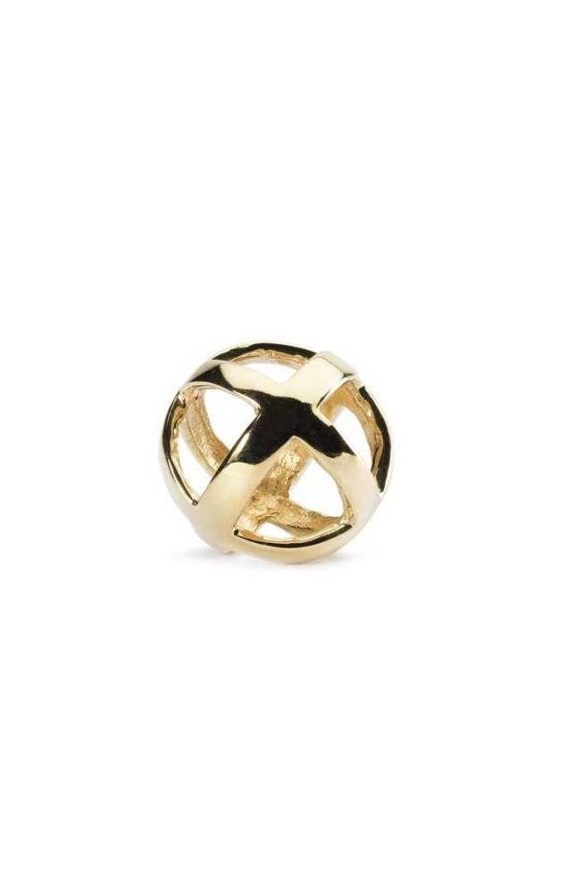 Trollbeads Bleib postitiv - Gold -TAUBE-00055