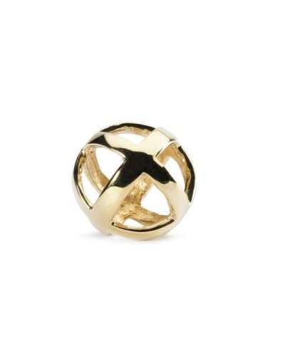 Trollbeads Bleib postitiv - Gold -TAUBE-00055