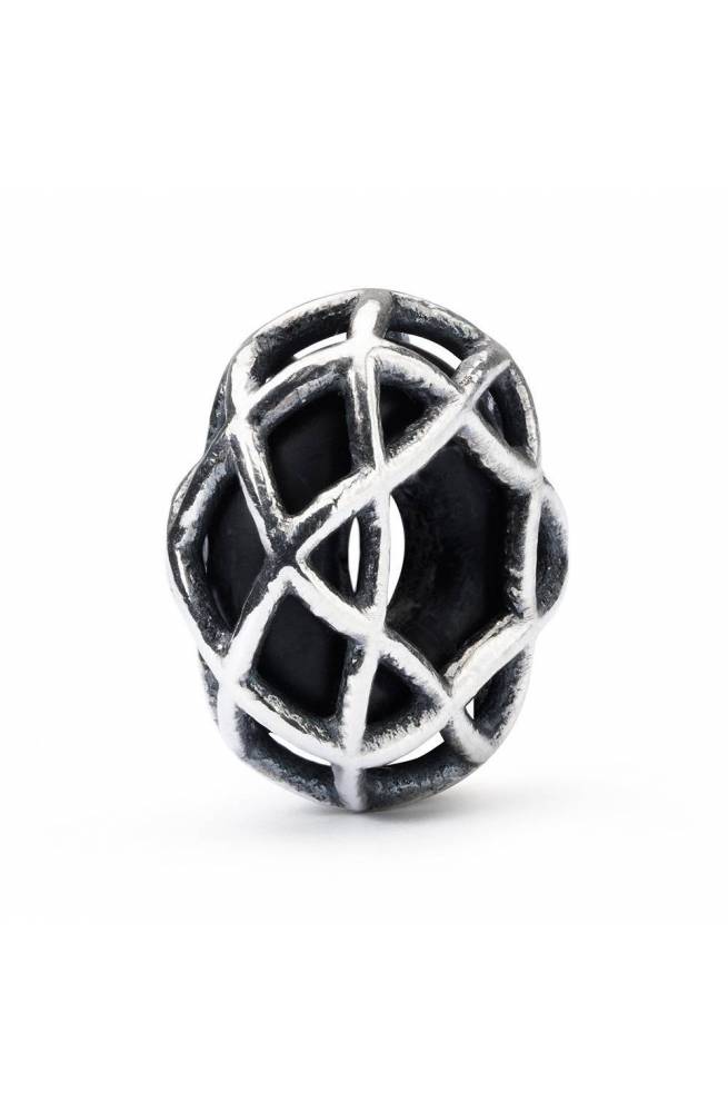 TROLLBEADS Silver Bead Night Sky Spacer Bead TAGBE-10184