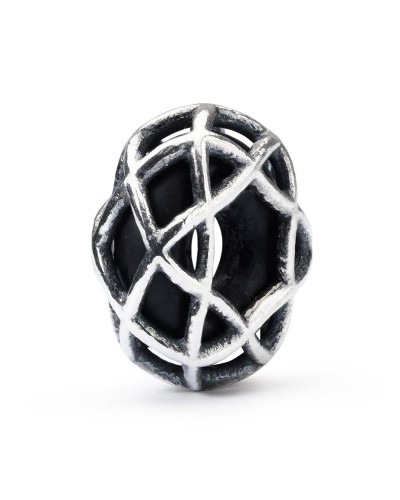 TROLLBEADS Silver Bead Night Sky Spacer Bead TAGBE-10184