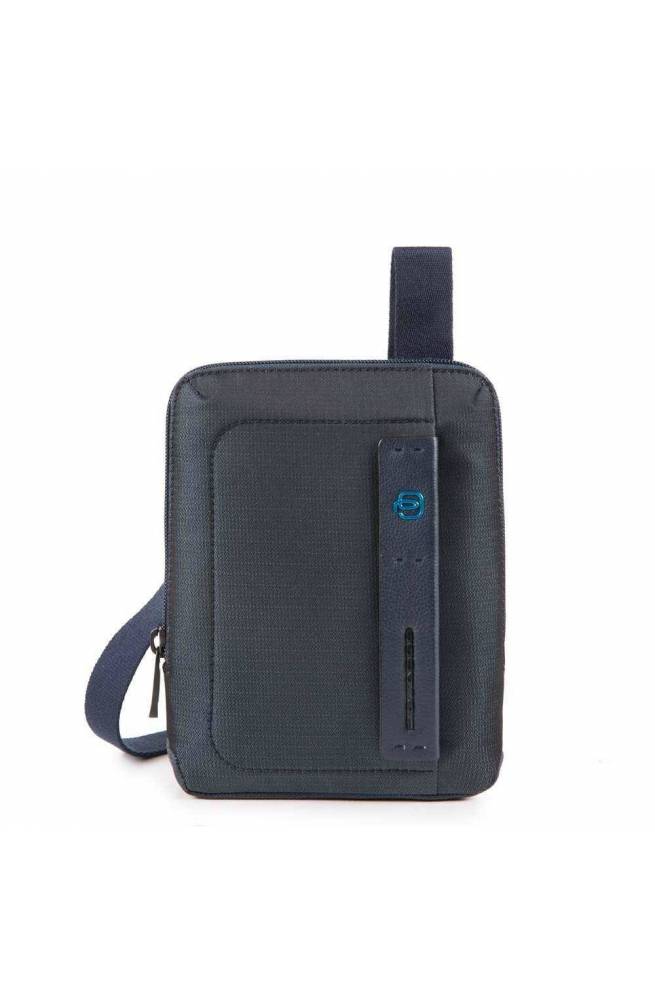 PIQUADRO Bag P16 Male Pocketbook chevron/Blue - CA3084P16-CHEVBLU