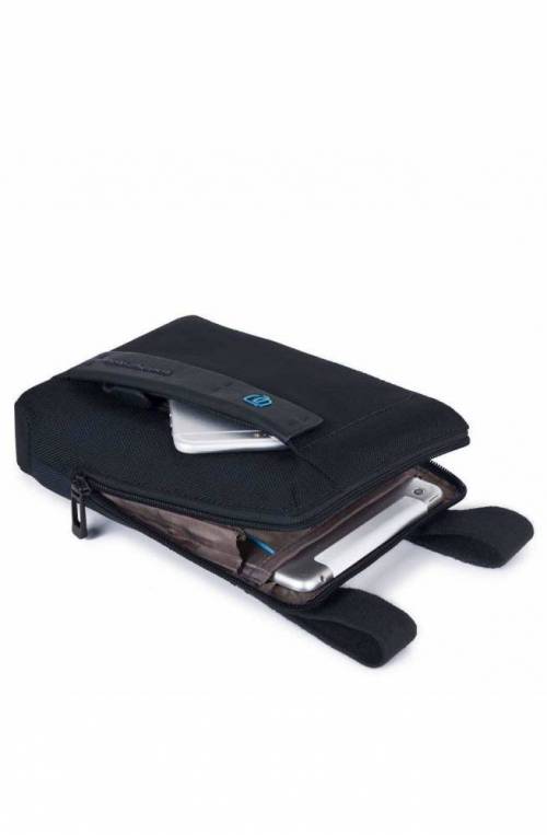 PIQUADRO Bag P16 Male Pocketbook chevron/Blue - CA3084P16-CHEVBLU