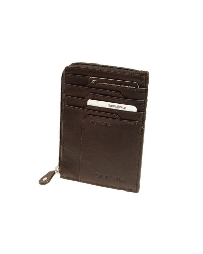 SAMSONITE Geldbörse Attack Herren Leder Braun - CT8-43727
