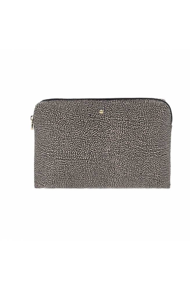 BORBONESE Beauty case Mujer Natural, Negro - 930120-I15-X11