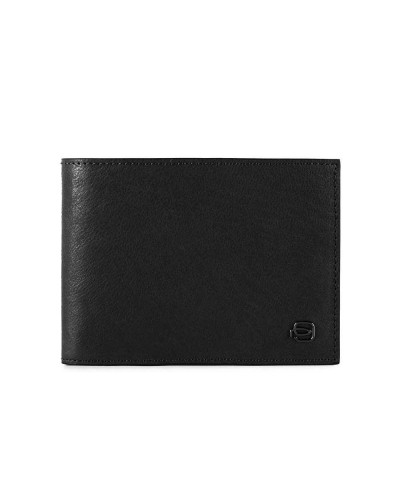 PIQUADRO Cartera Black Square Hombre Cuero Negro - PU257B3R-N