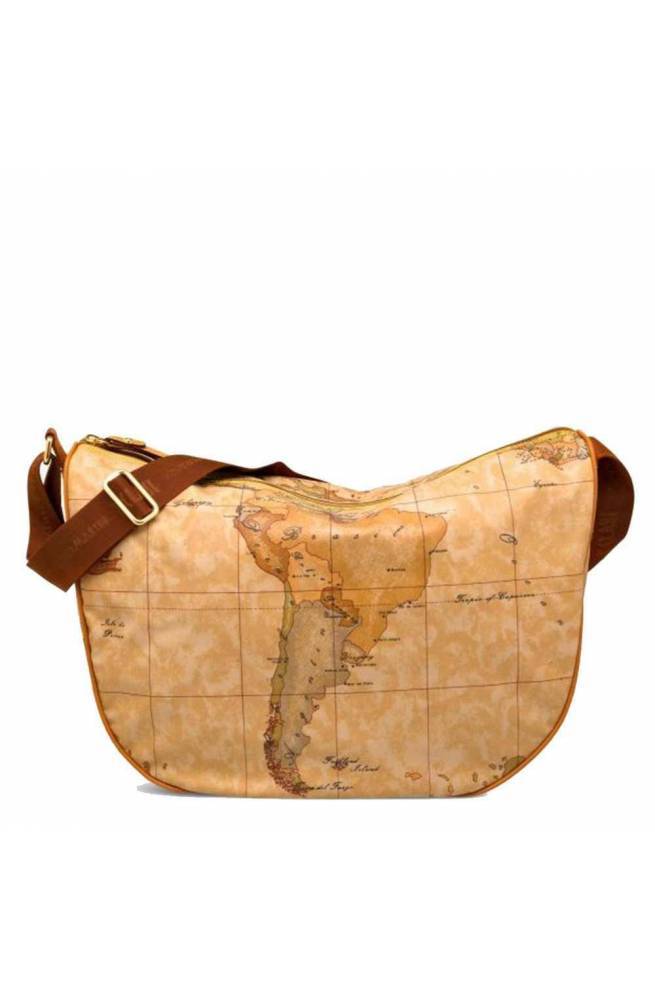 Borsa Alviero Martini Prima 1 Classe GEO donna Piccola 18 cm. Marrone seta