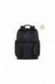 PIQUADRO Backpack BAGMOTIC Male leather and fabric Black - CA4439BR2BM-N