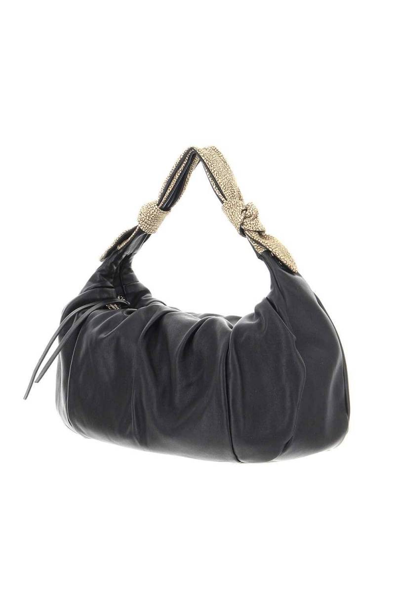 Borsa BORBONESE DUNA Donna Pelle Nero - 933382-Q91-X80 - PoppinsBags
