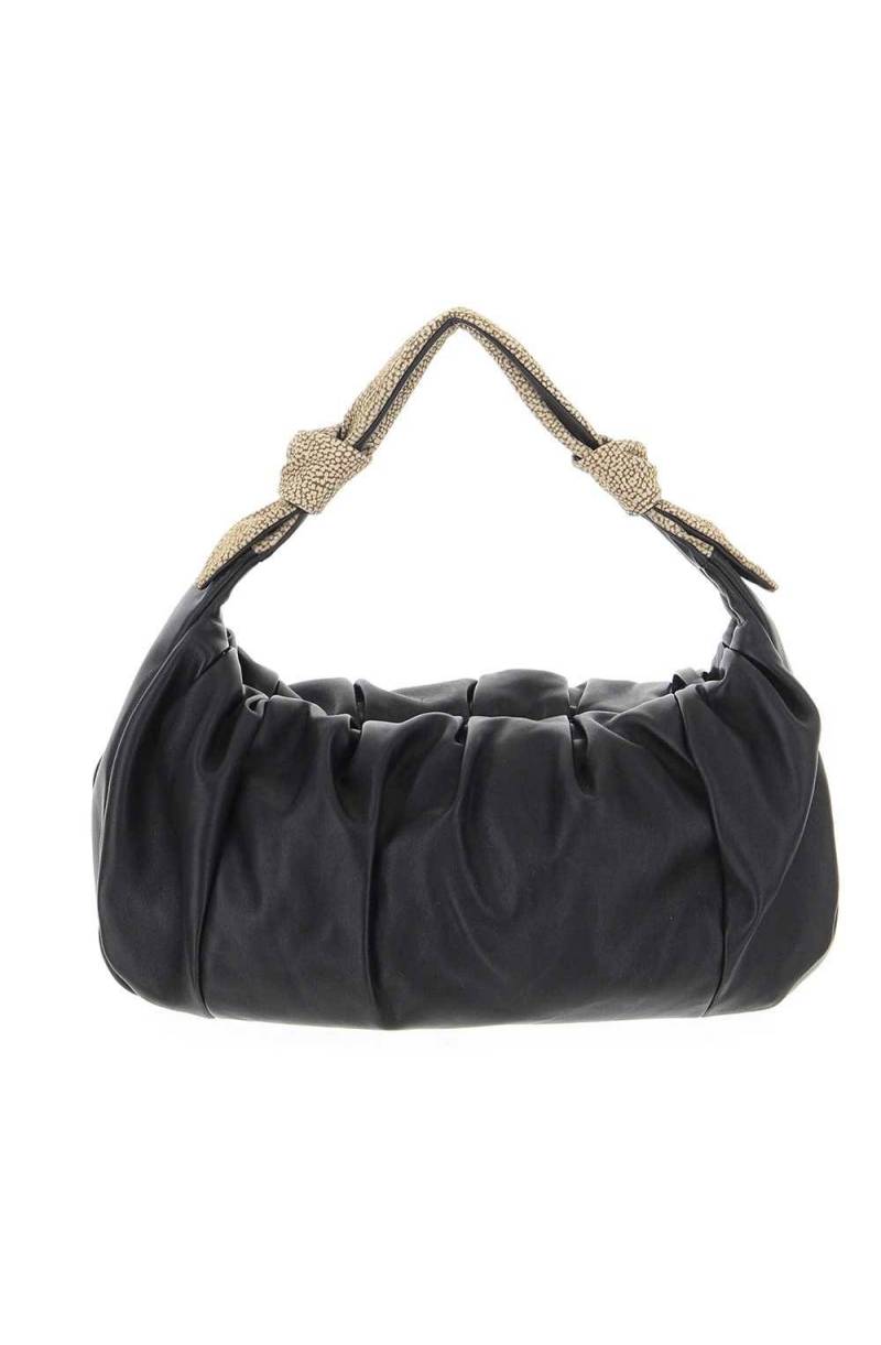 Borsa BORBONESE DUNA Donna Pelle Nero - 933382-Q91-X80 - PoppinsBags