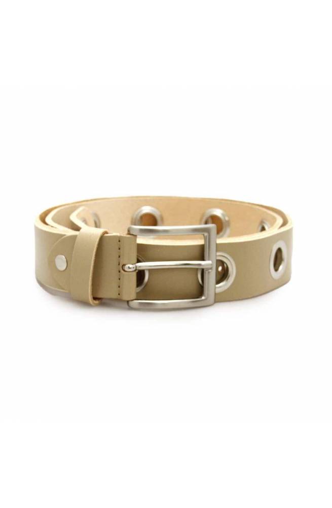OFFICINE DEL CUOIO Cinturón VASCO Hombre Cuero Beige - VASCOBEIGE