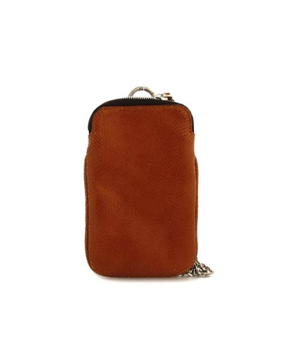 GIANNI CHIARINI Phone case PRETTY Female Leather Orange - BS8110VIPE
