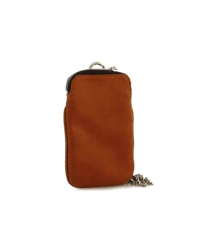 GIANNI CHIARINI Phone case PRETTY Female Leather Orange - BS8110VIPE