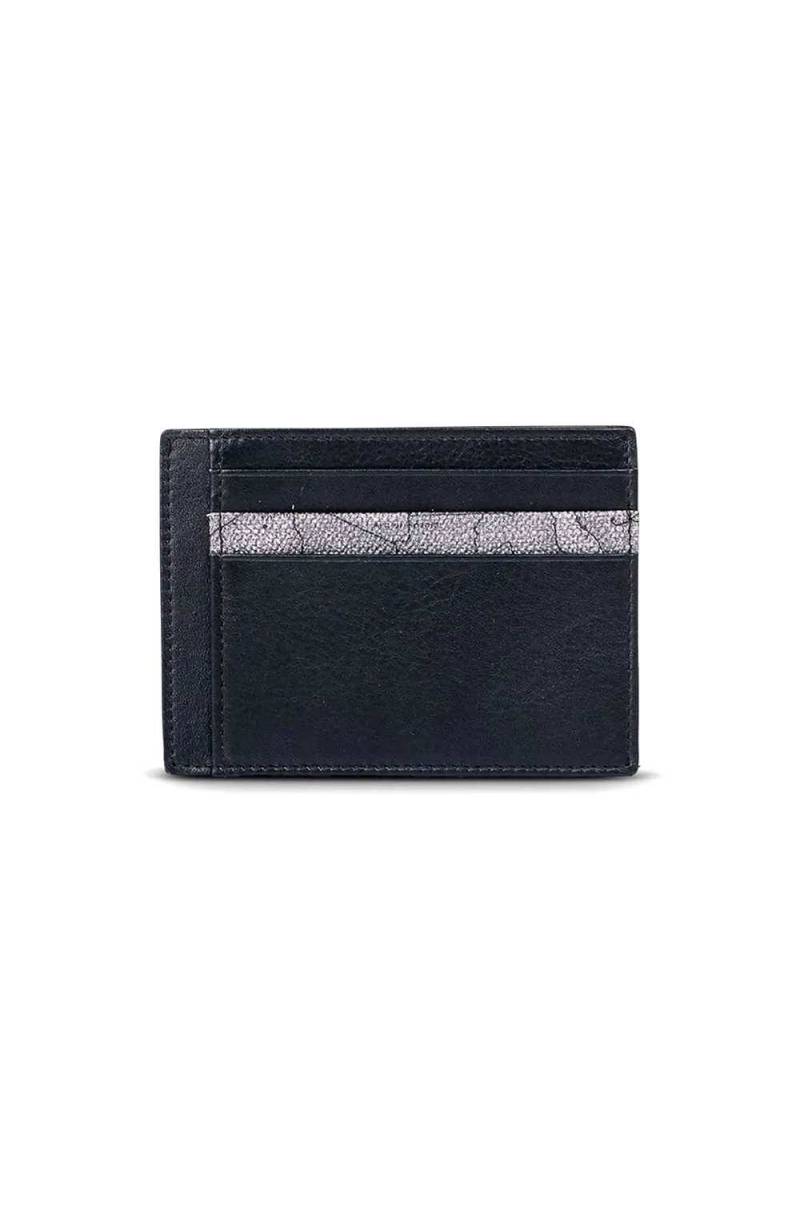 ALVIERO MARTINI 1° CLASSE Credit card case GEO DARK Male Leather Black -  W354-5400-0014 - PoppinsBags