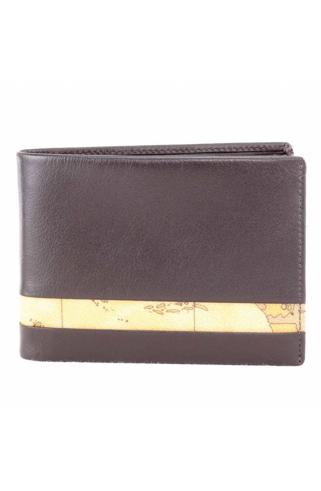 ALVIERO MARTINI 1 CLASSE Wallet Geo Classic Leather Brown - W143-5600-0500