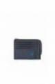 PIQUADRO Cardholder P16 Blue Leather - PU1243P16-CHEVBLU