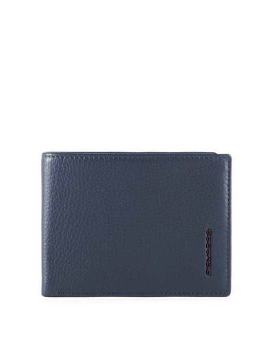 PIQUADRO Wallet Modus Special Male Leather Blue - PU257MOSR-BLU