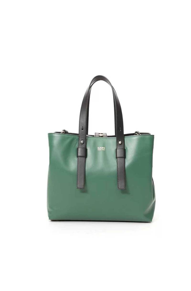 Borsa GABS MARYL Donna Pelle Nero-verde - G006210T2X1461-F2675 - PoppinsBags