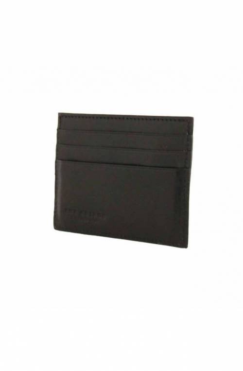 The Bridge Credit card case Male Leather Black - 01410101-20