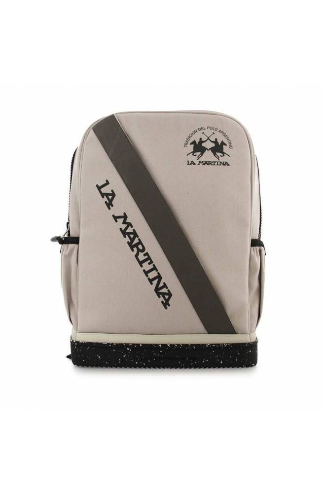 Zaino LA MARTINA RODRIGO Grigio Presa USB - LMZA00632T-GRIGIO - PoppinsBags