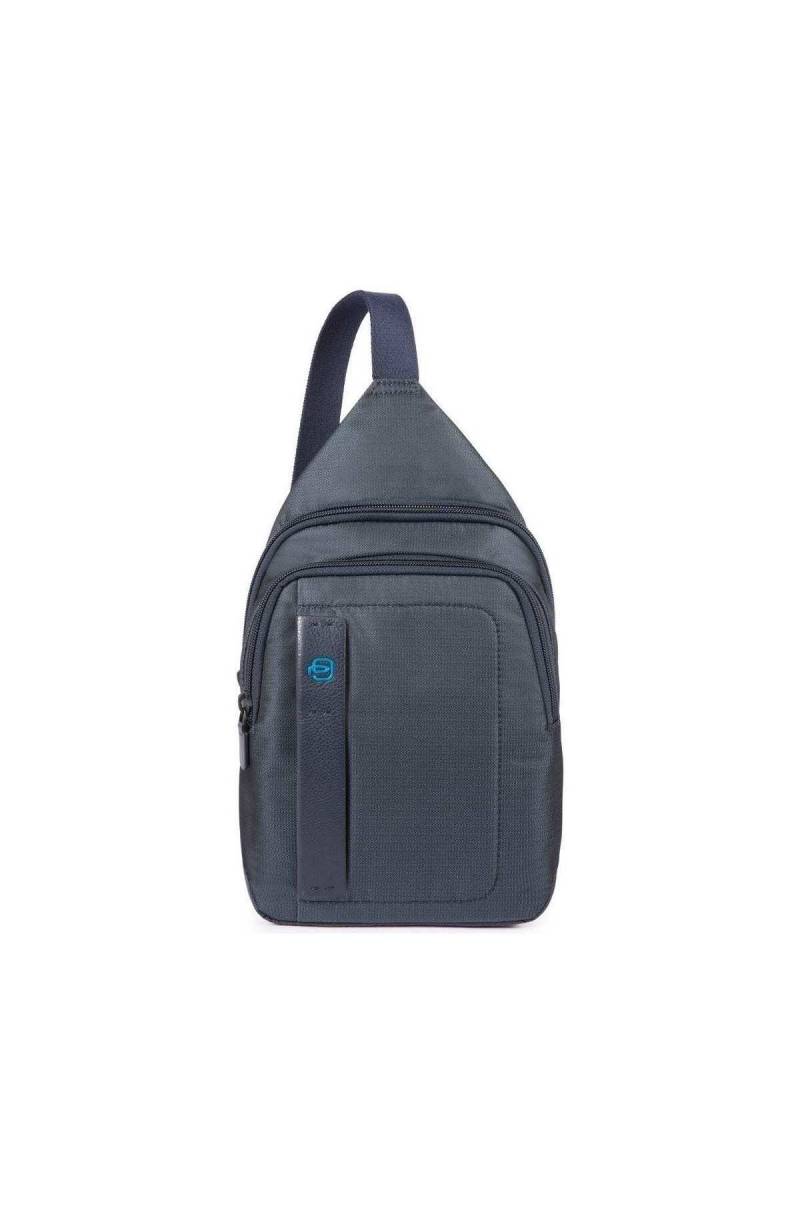 Borsa PIQUADRO P16 Uomo Monospalla Blu - CA4177P16-CHEVBLU - PoppinsBags
