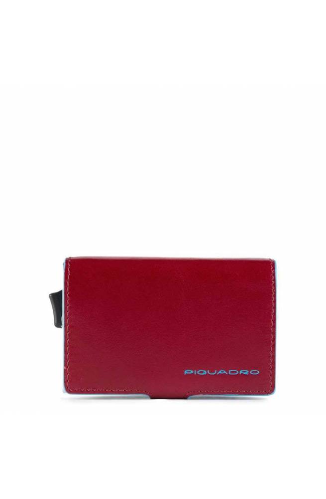 Portacarte PIQUADRO Blue Square Rosso Pelle - PP5472B2R-R