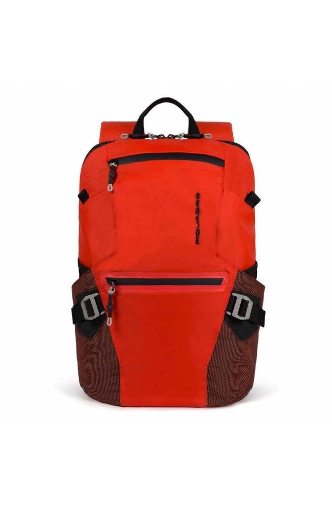 Zaino PIQUADRO antivira Unisex Nylon riciclato antivira Rosso - CA5495PQM-R  - PoppinsBags