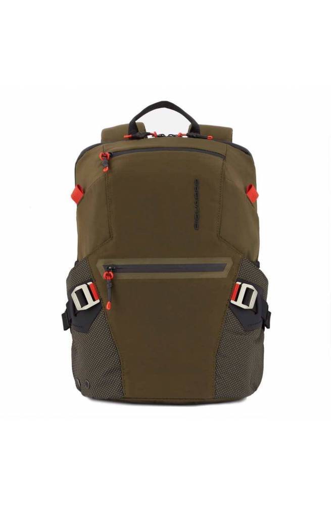 Zaino PIQUADRO antivira Unisex Nylon riciclato antivira Verde -  CA5495PQM-VE - PoppinsBags