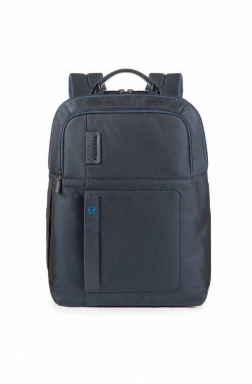PIQUADRO Backpack P16 Unisex Blue - CA4174P16-CHEVBLU
