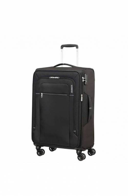 American Tourister Trolley CROSSTRACK Black expandable - MA3-19003
