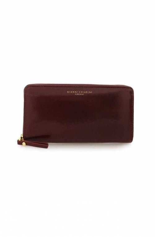 GIANNI CHIARINI Wallet Female Leather Bordeaux- 504221AICLUX6653