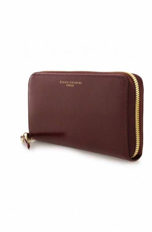 GIANNI CHIARINI Wallet Female Leather Bordeaux- 504221AICLUX6653