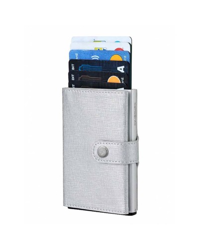 Portafoglio SAMSONITE Alu Fit Uomo Silver Protezione RFID - KB9-28202