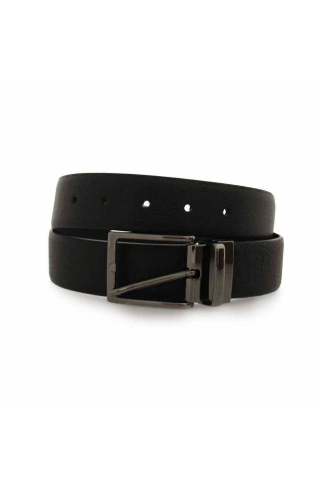 OFFICINE DEL CUOIO Belt Male Leather Black - 120-35-130NB