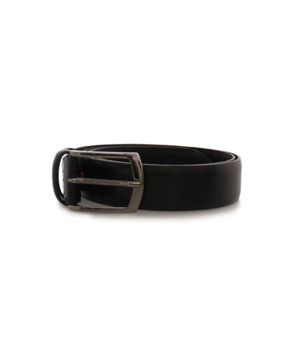 OFFICINE DEL CUOIO Belt Male Leather Black - 145-35-130-NERO