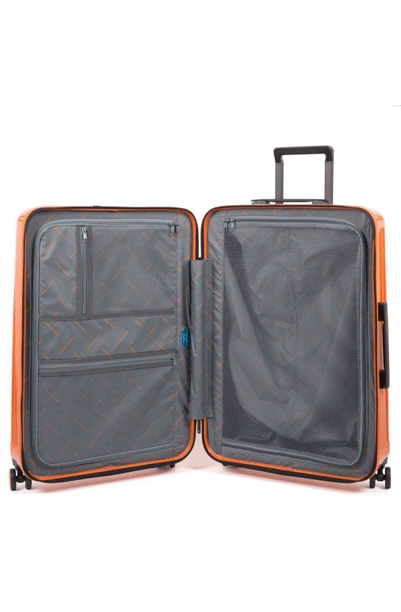 PIQUADRO Trolley Seeker red Spinner (4 wheels) - BV5028SK70-R - PoppinsBags