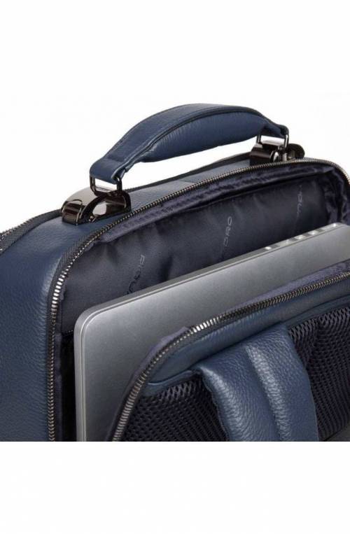 PIQUADRO Mochila Modus Special Hombre Piel Azul - CA4818MOS-BLU